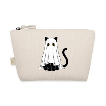 Ghost Cat Veil Ghost - Organic Pouch - nature - Front