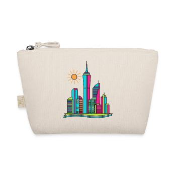 Skyline urbain abstrait vibrant Art moderne coloré - Trousse biologique - nature - Devant