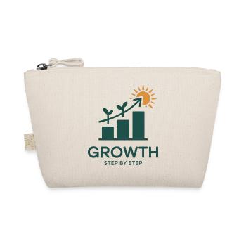 Growth Step by Step – Success & Growth - Organic Pouch - nature - Front