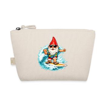 Nain de jardin surfeur sur la vague - Trousse biologique - nature - Devant
