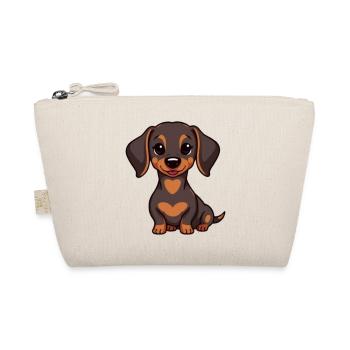 Dachshund Baby - Bio-Täschchen - Natur - Vorne