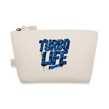 Turbo Life Blue Camo Car Scene Style - Organic Pouch - nature - Front