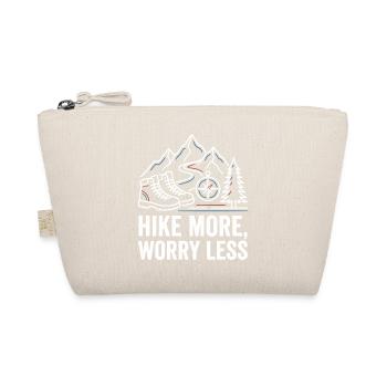 Hike More Worry Less - Organic Pouch - nature - Front