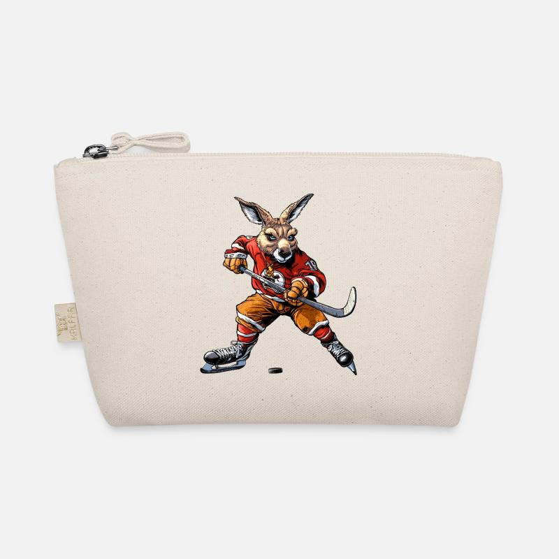 Kängurus Eishockey Bio-Täschchen