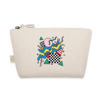 Motif Punk Géométrique Néon - Trousse biologique - nature - Devant