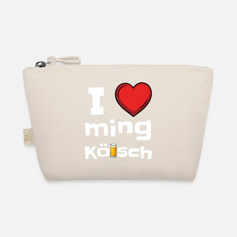 I Love Lev Ming Kölsch Köln Kult Spruch Bio-Täschchen