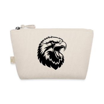 Tête d’aigle – Motif de tatouage fort - Trousse biologique - nature - Devant