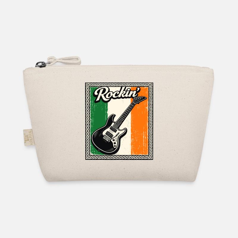 St Patrick's Guitar Birthday Gift Organic Pouch