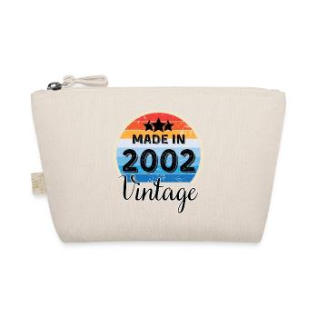 Vintage Geburtstagsgeschenk 2002 - Bio-Täschchen - Natur - Vorne