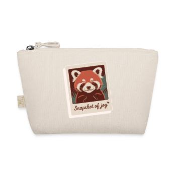 Red Panda Snapshot Joy - Organic Pouch - nature - Front