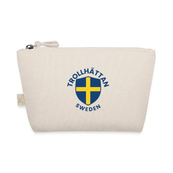 Trollhättan Sweden Shield - Organic Pouch - nature - Front