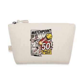Matchpoint 50 – Chemise d’anniversaire élégante de tennis - Trousse biologique - nature - Devant