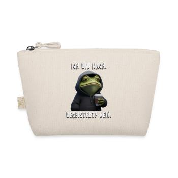 Coffee Frog Gift for Coworkers Friends - Organic Pouch - nature - Front