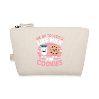 Milch und Kekse Best Friends Kawaii Design - Bio-Täschchen - Natur - Vorne
