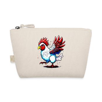 Coq coloré aux couleurs du feu - Trousse biologique - nature - Devant