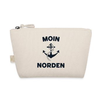 Moin Norden – Maritime Anchor Design - Organic Pouch - nature - Front