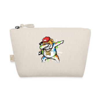 Cool Dog Dab Pose for Dog Lovers Hip Hop - Organic Pouch - nature - Front