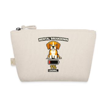 Mental Breakdown Beagle Loading - Organic Pouch - nature - Front