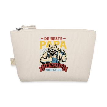 Beste Papa, Leuk Vaderdag Shirt of Hoodie - Bio-Täschchen - Natur - Vorne
