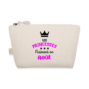 Princesse née en Août Joli Cadeau Anniversaire - Trousse biologique - nature - Devant