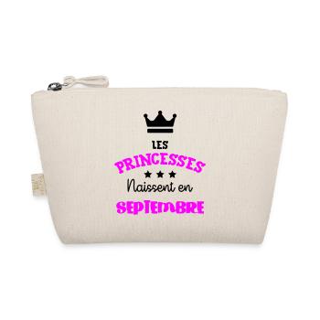Princesse née Septembre Beau Cadeau Anniversaire - Trousse biologique - nature - Devant