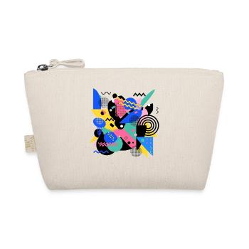 Motif de style Memphis Géométrie rétro des années 80 Abstrait - Trousse biologique - nature - Devant
