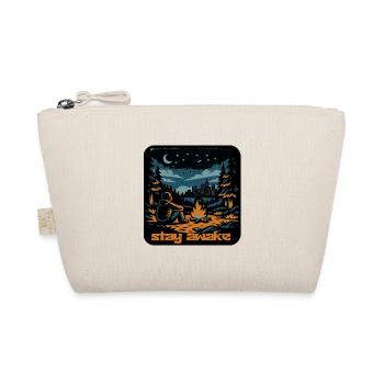 Stay Awake Campfire Night - Organic Pouch - nature - Front