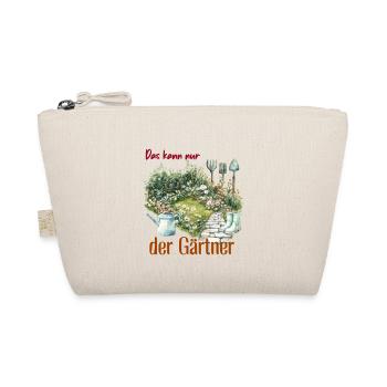Beruf Gärtner - Geschenk Gärtner  - Bio-Täschchen - Natur - Vorne
