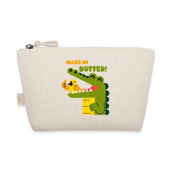 Alles in Butter: Alligator und Spatz - Bio-Täschchen - Natur - Vorne