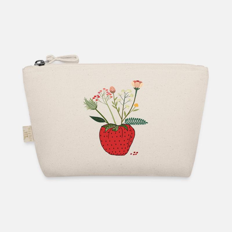 Fraise avec bouquet de fleurs Trousse biologique