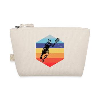 Idée cadeau pour un tennis avec tennis - Trousse biologique - nature - Devant