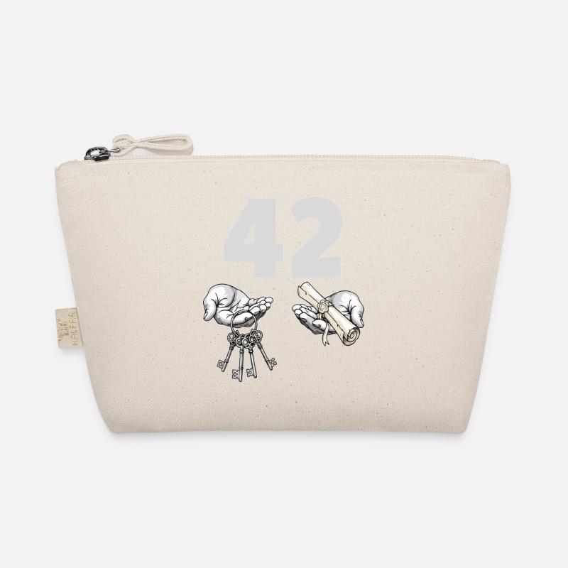Forty-Two Keys and Scroll Organic Pouch