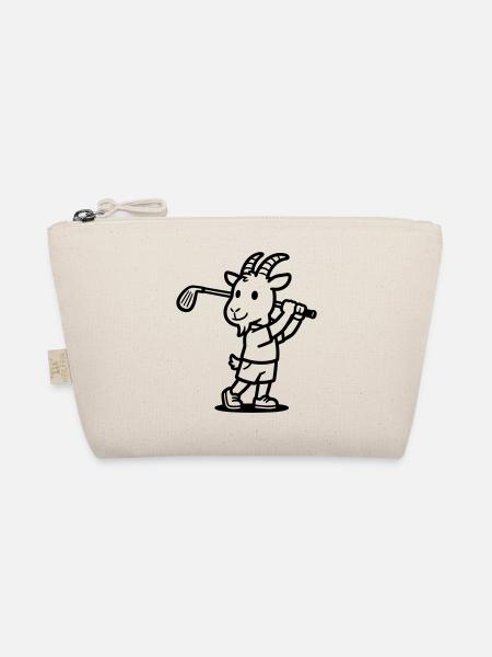 Goat Golf - Bio-Täschchen - Natur - Vorne