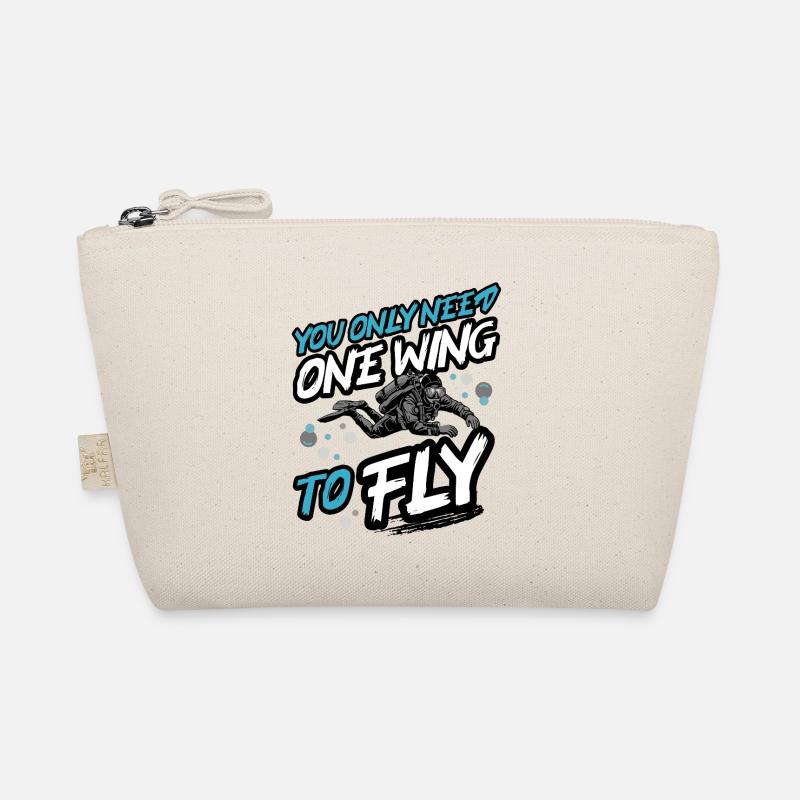 Tauchen One Wing To Fly – Tec & Scuba Diver Design Bio-Täschchen
