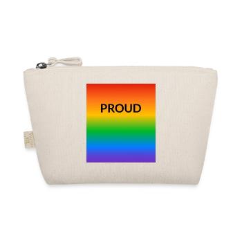 Proud Rainbow LGBT Pride - Bio-Täschchen - Natur - Vorne