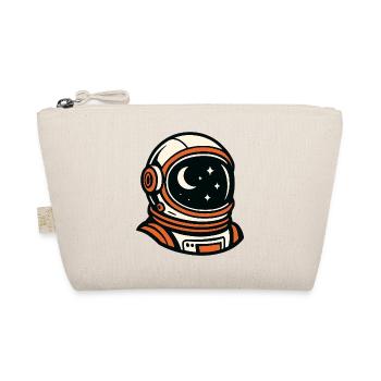 Astronaut am Nachthimmel - Bio-Täschchen - Natur - Vorne