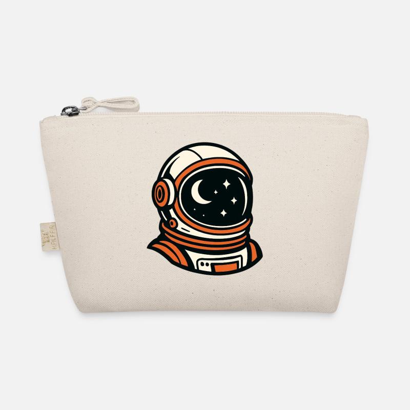 Astronaut am Nachthimmel Bio-Täschchen