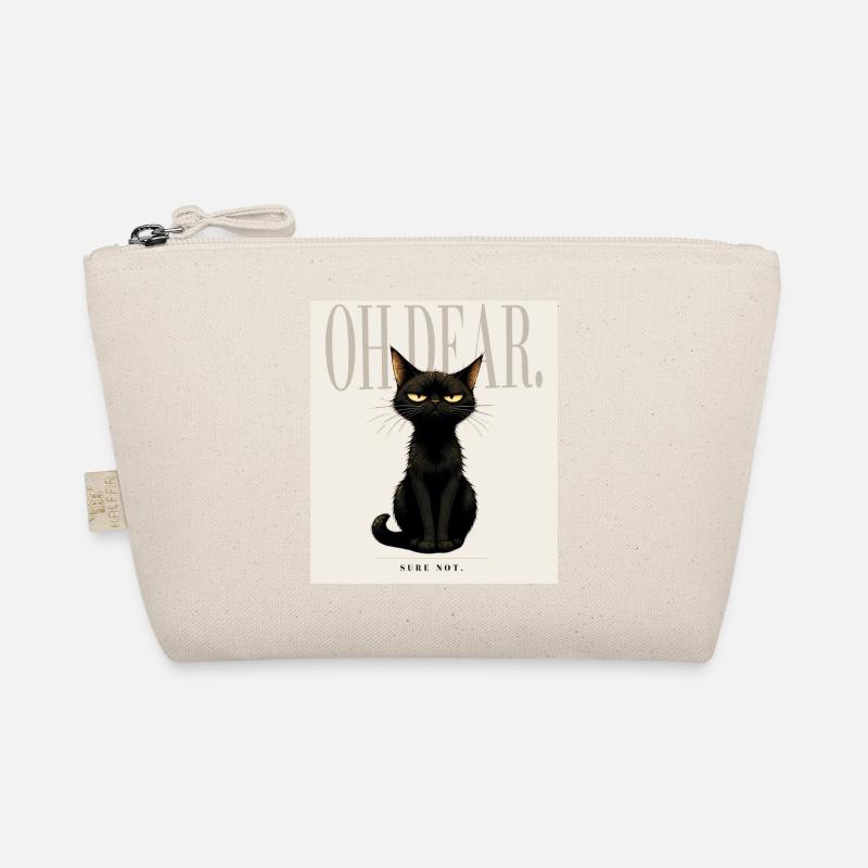 Disappointing. – Sarcastic Black Cat Design Bio-Täschchen