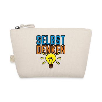 Selbst Denken - Bio-Täschchen - Natur - Vorne