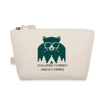 Challenge yourself and go camping - Organic Pouch - nature - Front
