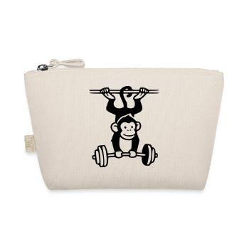 Primate Power - Gym Monkey - Organic Pouch - nature - Front