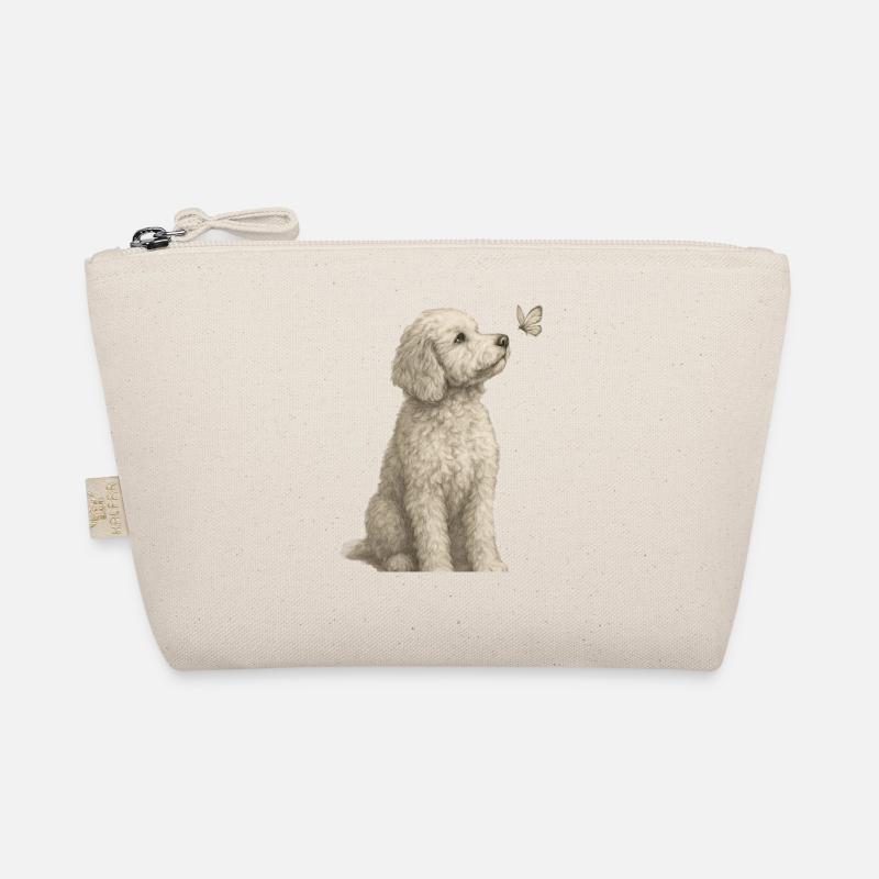 Motif de caniche avec chiens papillons Trousse biologique