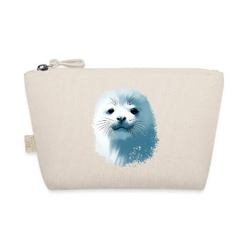 Seehundbaby - Bio-Täschchen - Natur - Vorne