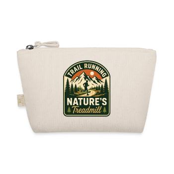 Badge du tapis roulant de la nature en course sur sentier - Trousse biologique - nature - Devant