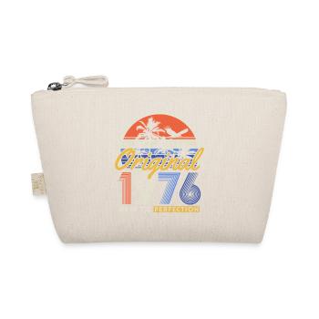 Original 1976 Vintage Retro Geburtstag Geschenk - Bio-Täschchen - Natur - Vorne