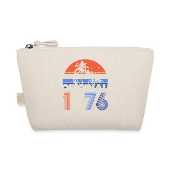 Original 1976 Vintage Retro Geburtstag Geschenk - Bio-Täschchen - Natur - Vorne