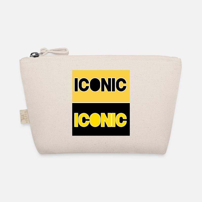 Iconic Contrast Typography Organic Pouch