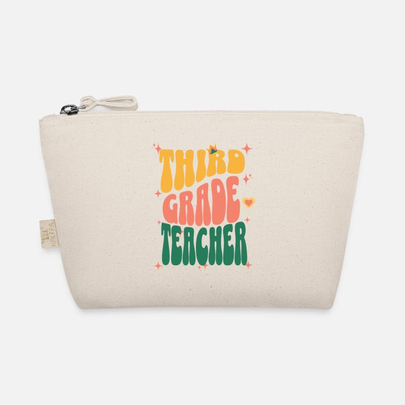 Lehrerin der dritten Klasse Bio-Täschchen