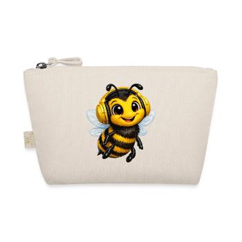 With headphones - Organic Pouch - nature - Front