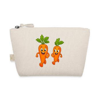Carrots while jogging - Organic Pouch - nature - Front